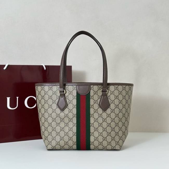 Gucci Ophidia small tote bag 836831 dark brown