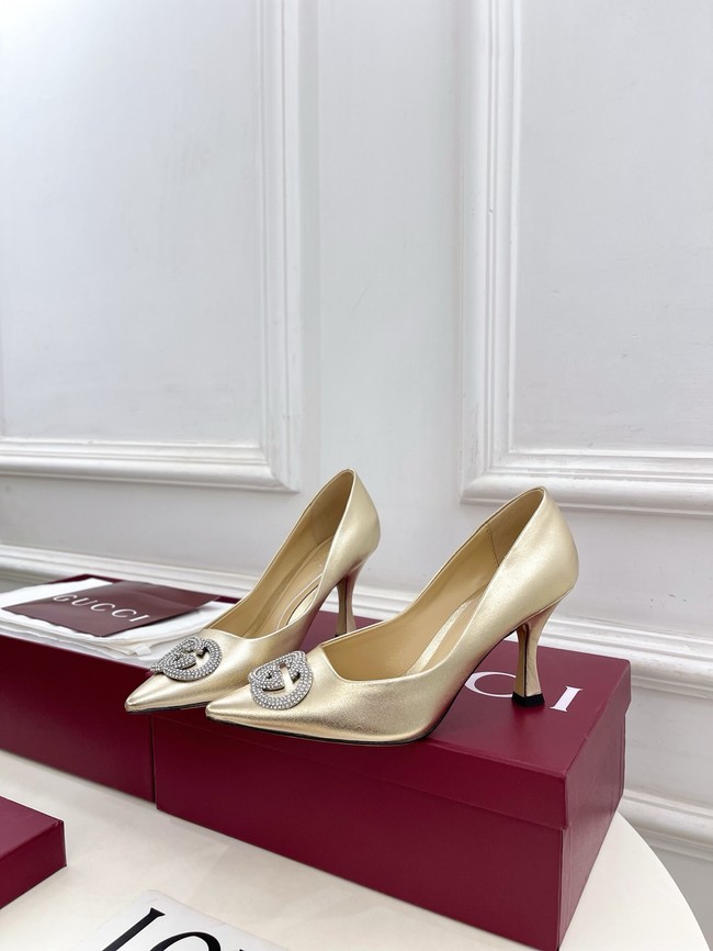 Gucci Womens pump with crystal Interlocking G 852995 -7