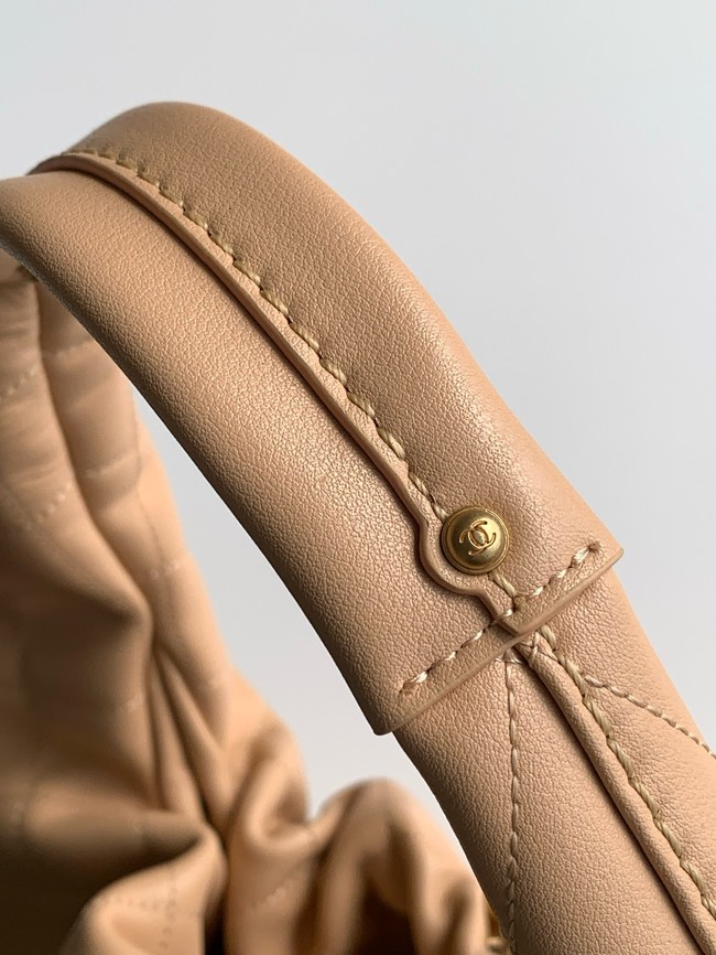 CHANEL Large Hobo Bag AS5967 Apricot