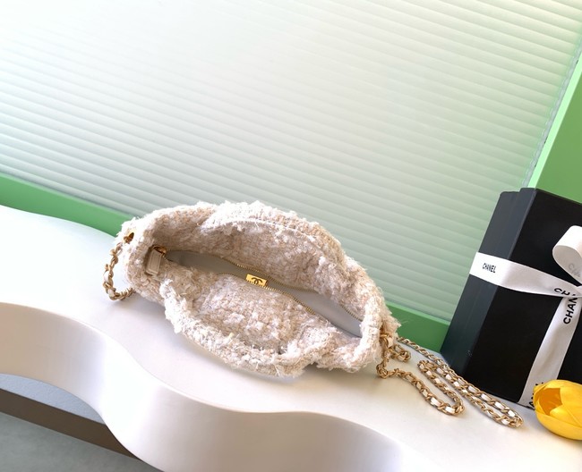 Chanel Mini Bow Bag AS5849 Beige & White