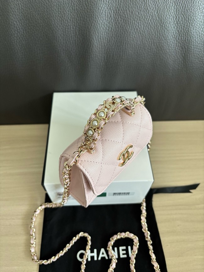 CHANEL Clutch With Chain 96183 pink