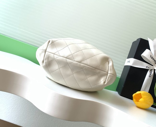 CHANEL Small Hobo Bag AS6022 white