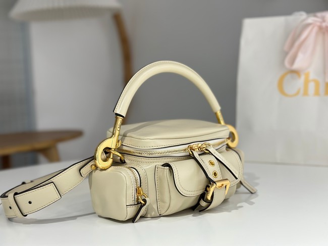 Chloe Soft leather bowling bag W0653 Cream