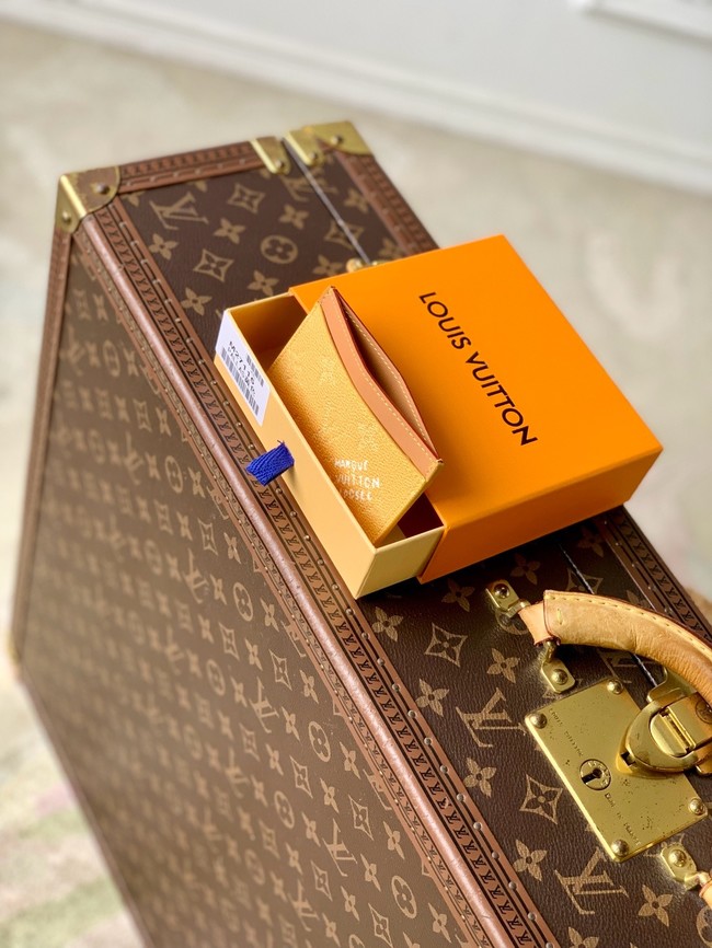 Louis Vuitton Card Holder M27116 Saffron Yellow