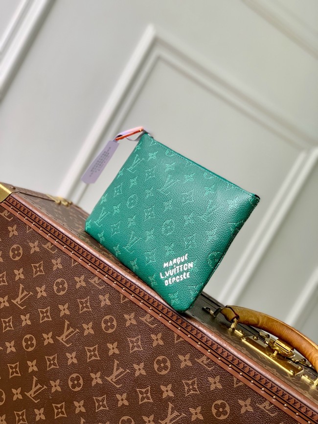 Louis Vuitton NEW Key Pouch M M27109 green