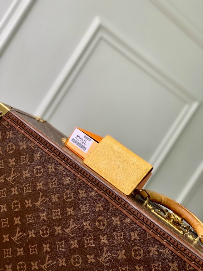 Louis Vuitton Pocket Organizer M26839 yellow