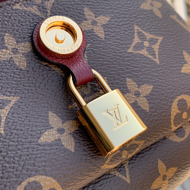 Louis Vuitton Monogram Canvas Shoulder Bag M27067 Purple red