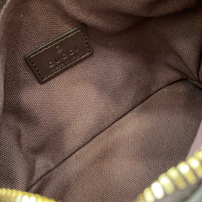 Gucci Half Horsebit mini bag 860784 dark brown