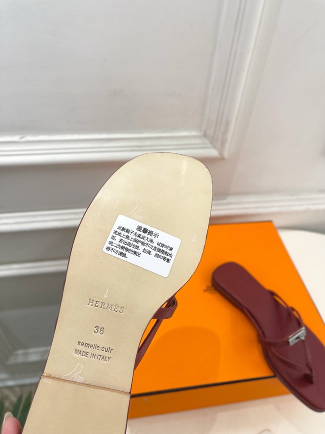 Hermes Sunkiss Flat Sandal 1AHKU8-2