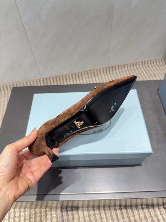 Prada Mordore leather pumps 87221-2