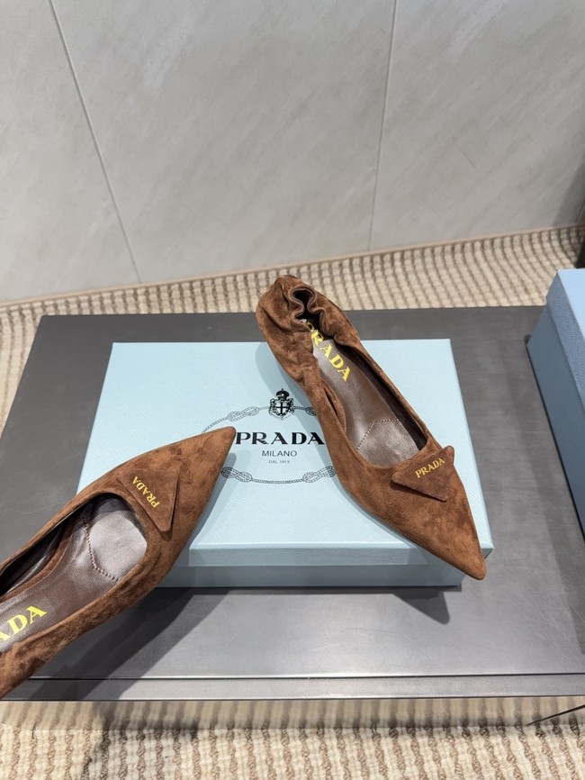 Prada Mordore leather pumps 87221-2