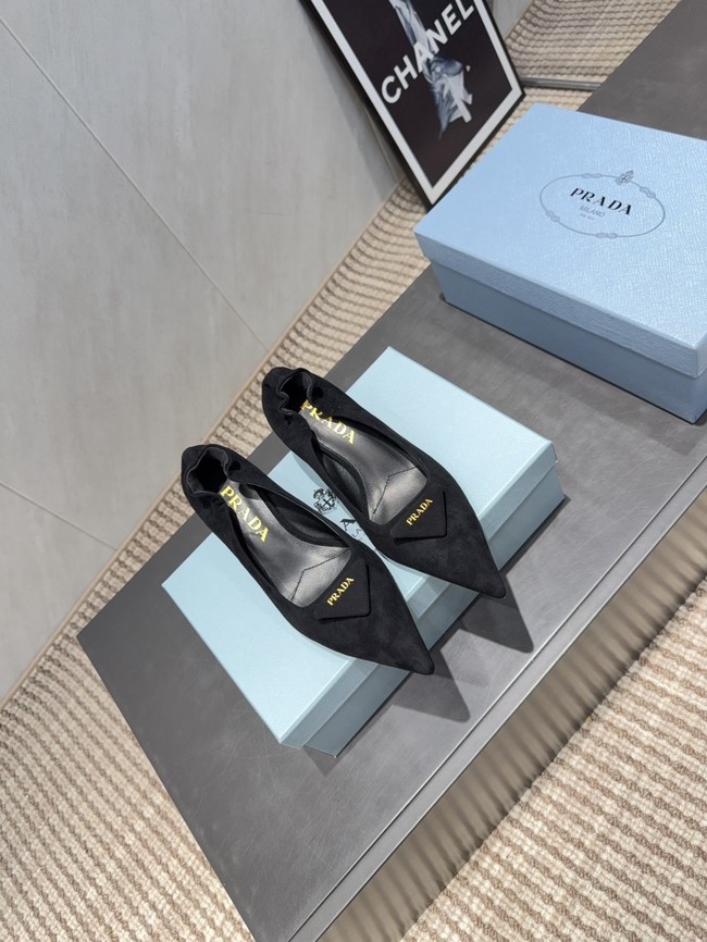 Prada Mordore leather pumps 87221-4