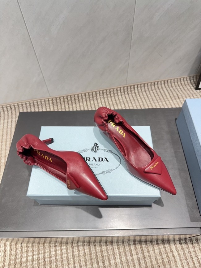 Prada Mordore leather pumps 87221-7