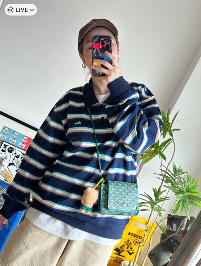 Goyard PLUMET crossbody bag TY43 green