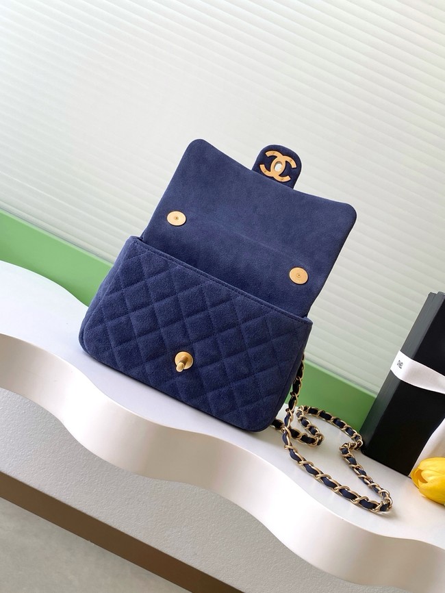 CHANEL Mini Flap Bag AS5989 blue