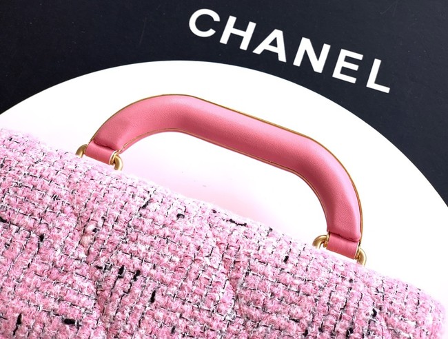 Chanel Flap Bag With Top Handle AS5805 PINK