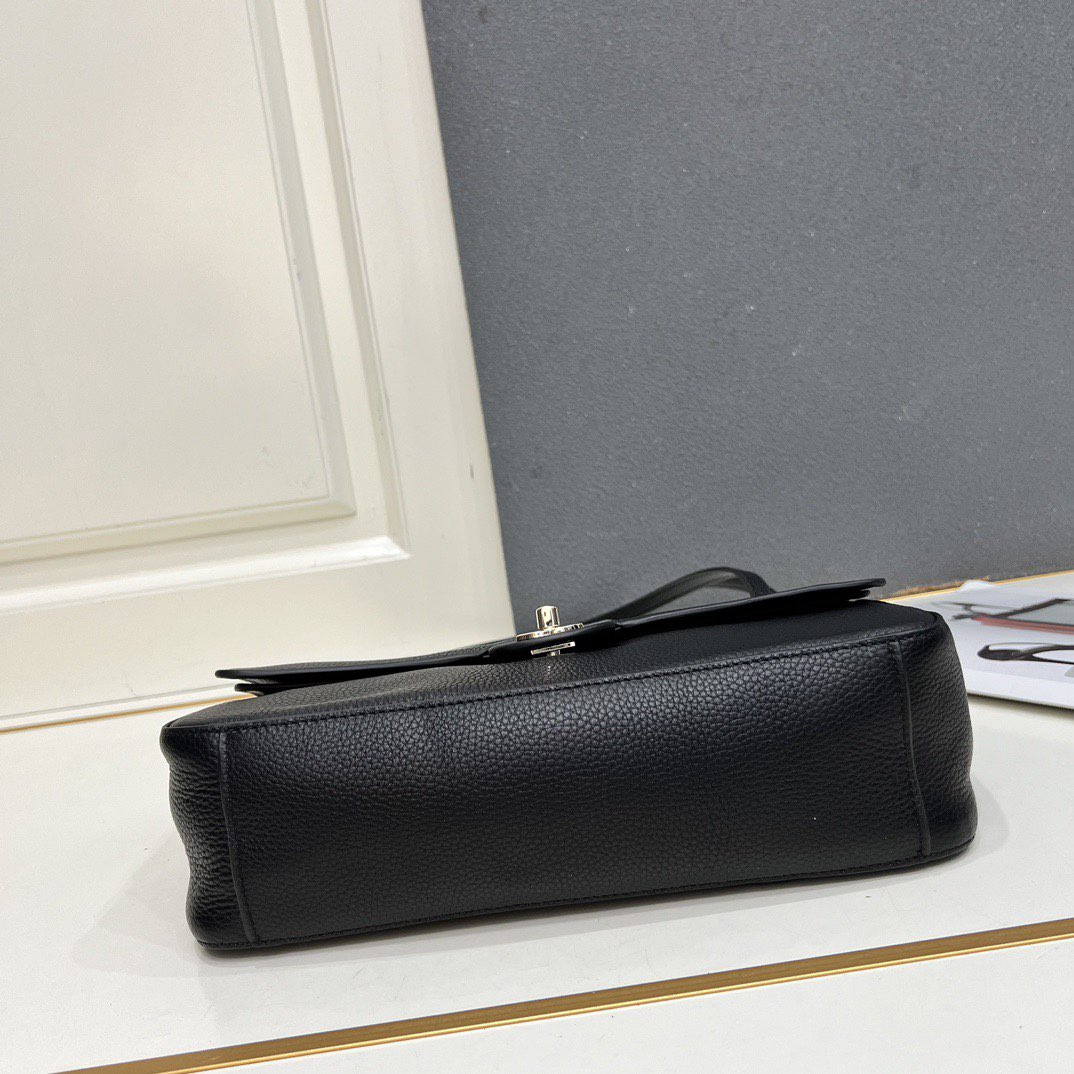 Chanel 26SS Original Leather Tote Shopping Bag 1A013 Black