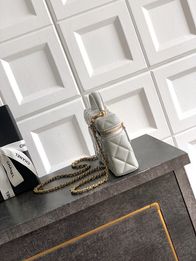 Chanel Vanity with Chain 26C Oil-tanned leather AP4936 gray