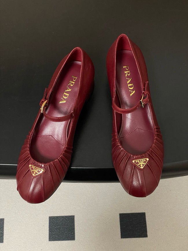 PRADA leather ballerinas 21055-4