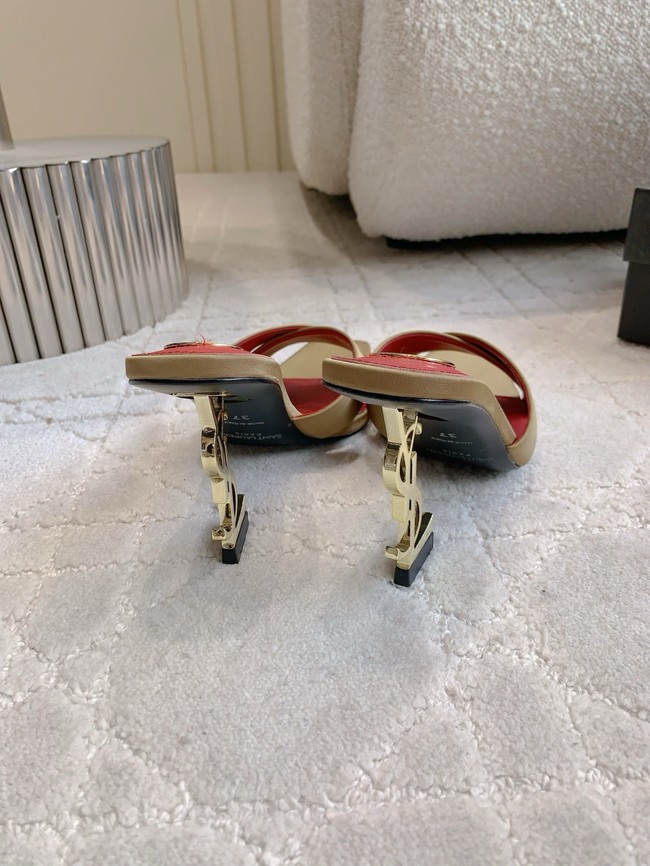 Saint Laurent CHANDELLE mules in satin crepe 15518-2