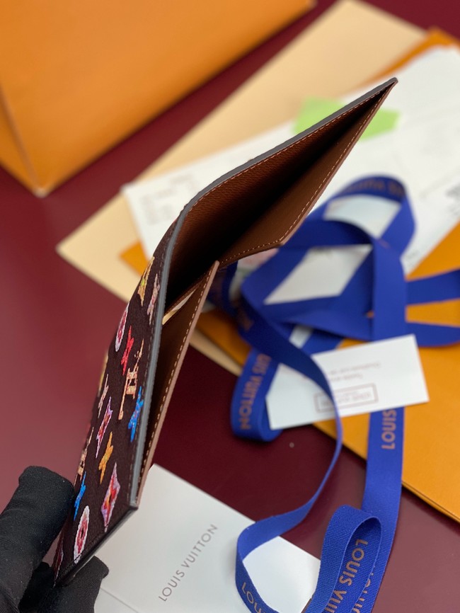 Louis Vuitton Passport Cover M28040 Chocolate