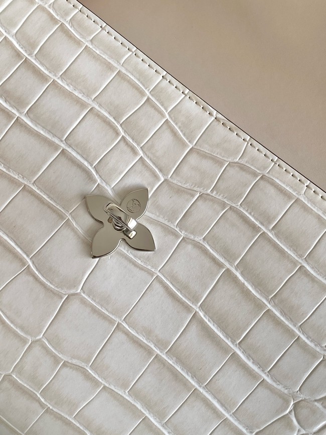 Louis Vuitton Calfskin M84714 light gray