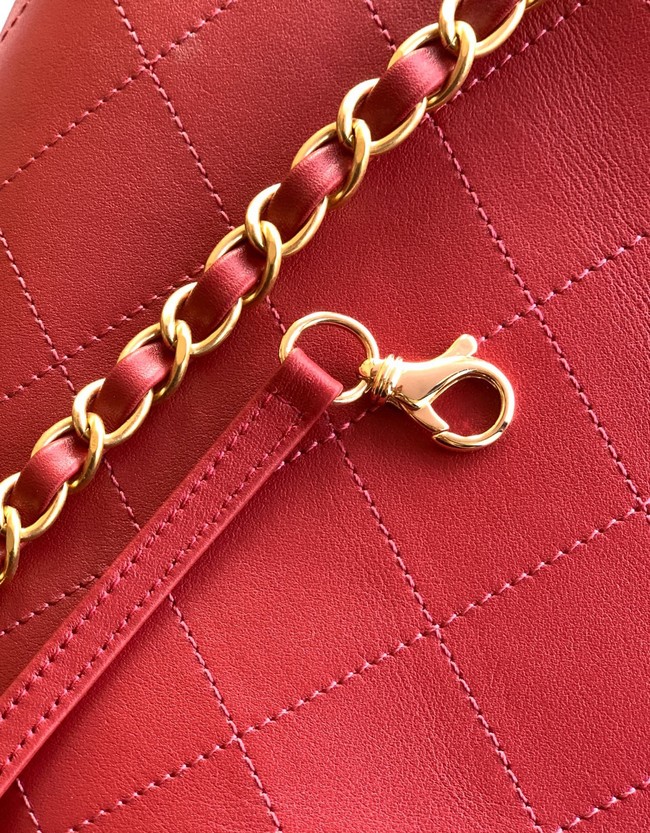 CHANEL Shoulder Bag 66971 red