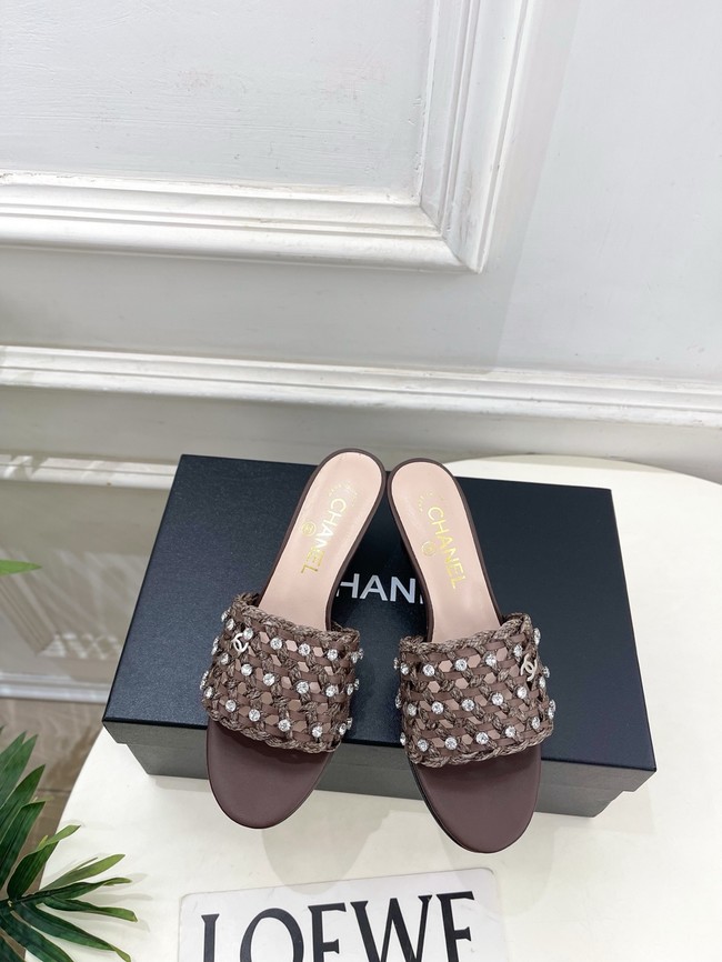 Chanel Mules  Heel 5CM 55699-1