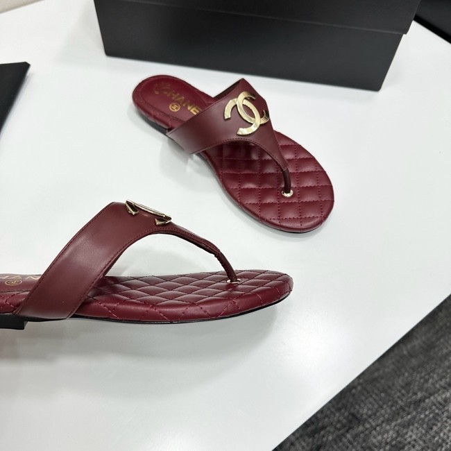 Chanel Thongs Lambskin 55745-3