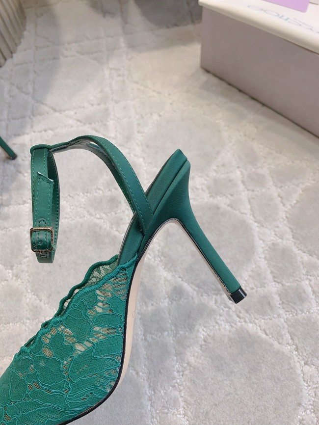 Jimmy Choo slingback pumps in satin crepe 55743-4