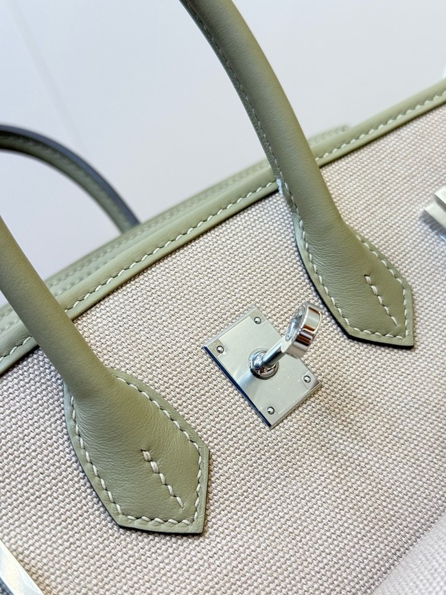 Hermes Birkin Toile & Cuir H6987-2