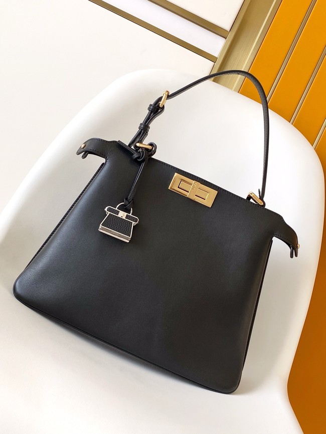 FENDI Way Medium Cowhide Bag 8BN367 black