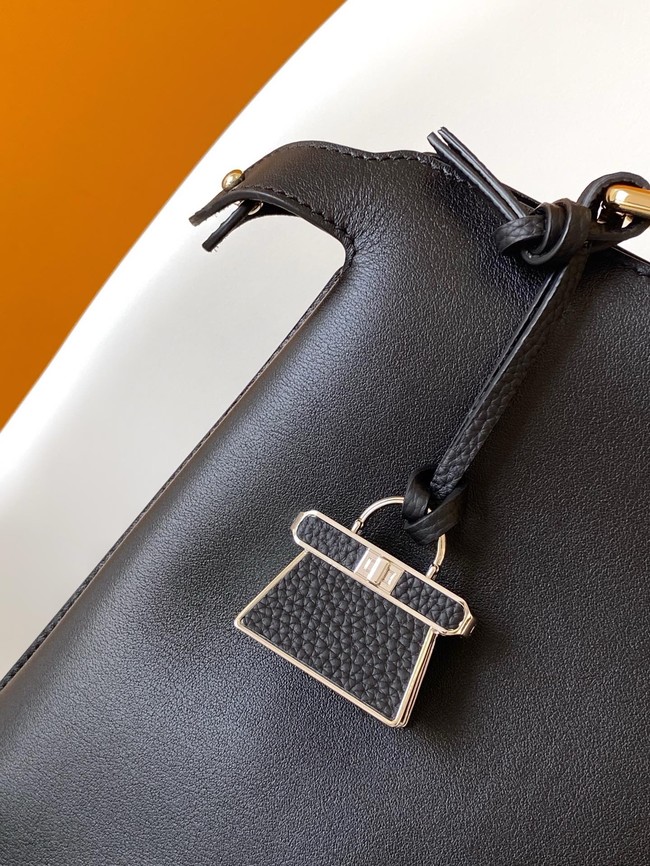 FENDI Way Medium Cowhide Bag 8BN367 black