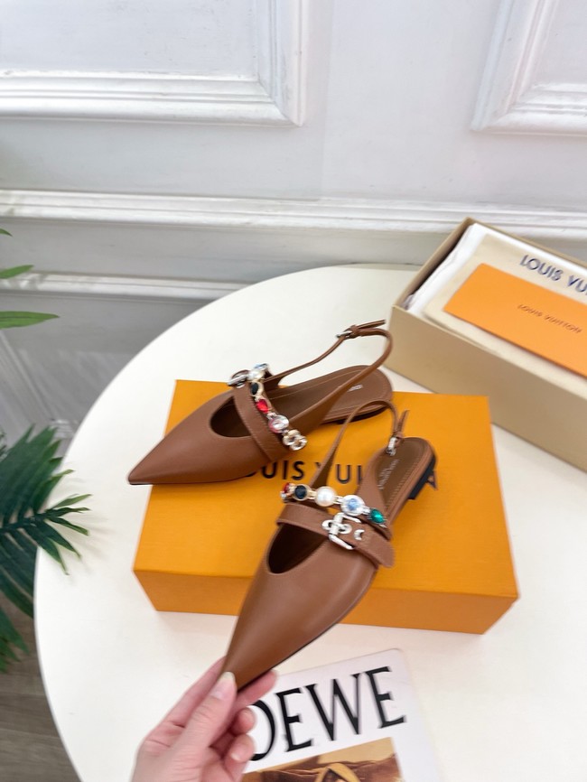 Louis Vuitton Vibe Slingback Flat Sandal  66897-3