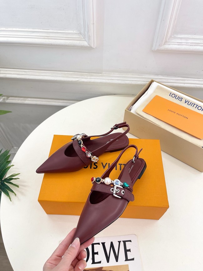 Louis Vuitton Vibe Slingback Flat Sandal  66897-4