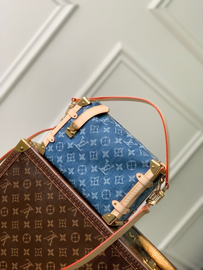 Louis Vuitton Side Trunk MM M57450 Blue Denim