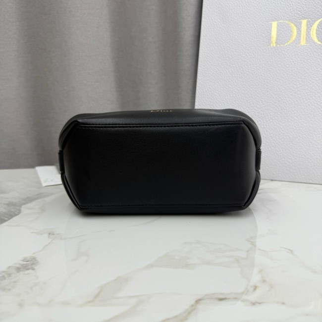 Dior Bow Pouch Supple Lambskin S3900PQ black
