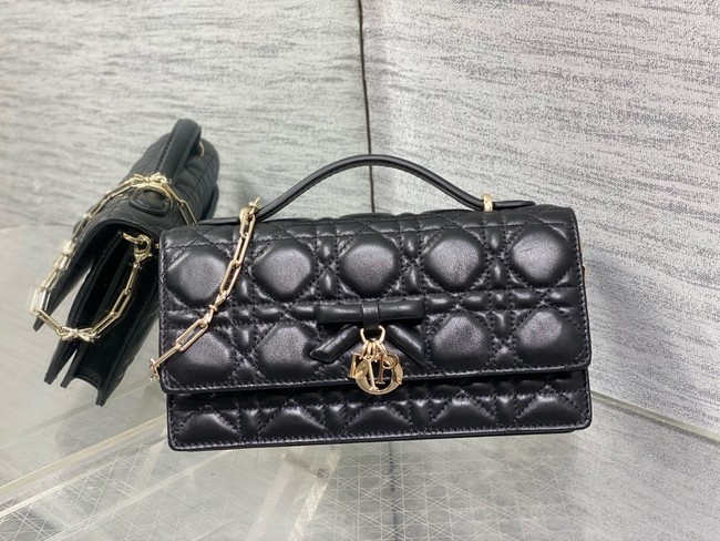 My Dior Mini Bag Cannage Lambskin S0984PU black