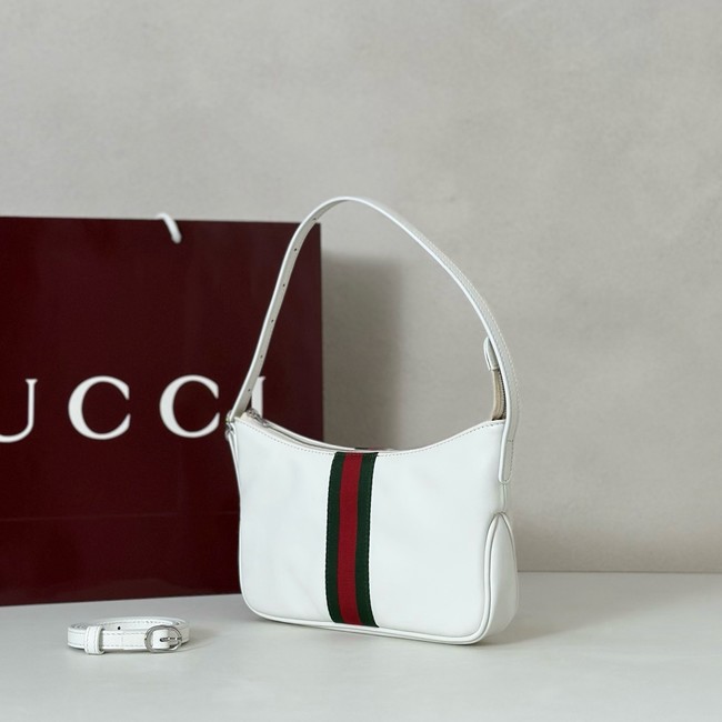 Gucci Lunetta small crossbody bag 863406 white