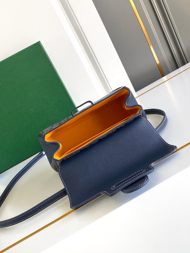 Goyard Saigon Soft Mini Bag 7CL07P dark blue