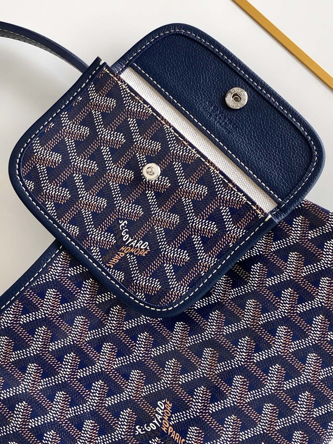 Goyard mini hobo 1CL03P dark blue