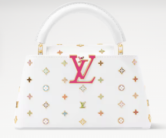 Louis Vuitton LV x TM Capucines East-West Mini M27636 white