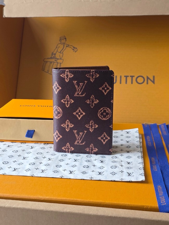 Louis Vuitton Passport Cover M27613 dark brown