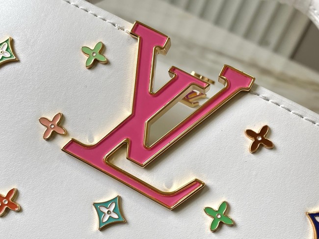 Louis Vuitton LV x TM Capucines East-West Mini M27636 white