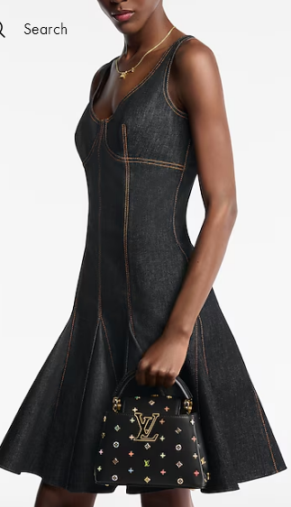 Louis Vuitton LV x TM Capucines Mini M27637 black