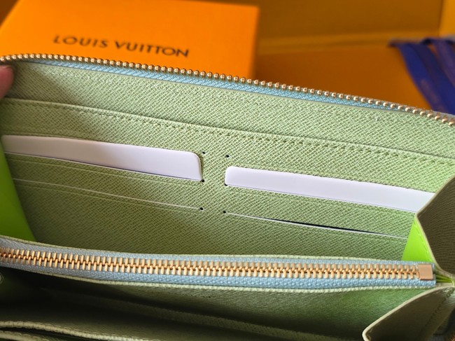 Louis Vuitton Zippy Wallet M27685 Green Asnieres