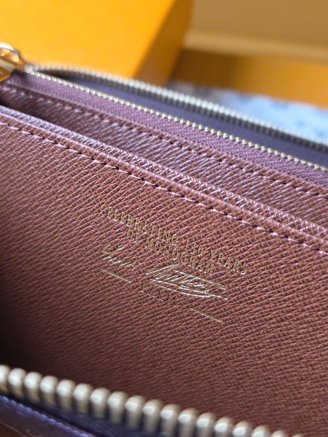 Louis Vuitton Zippy Wallet M27685 dark brown