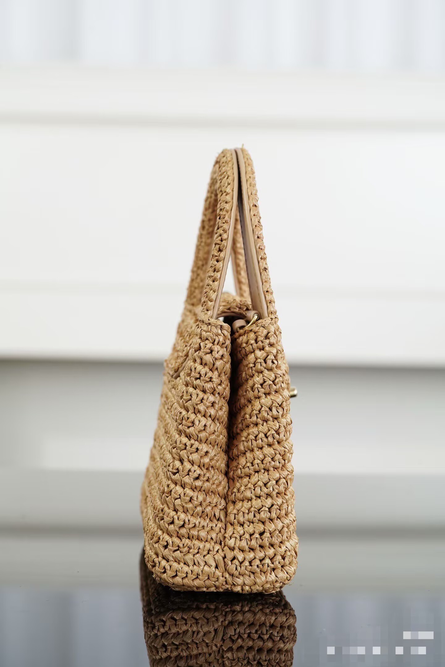 Chanel 26C Kelly Woven Bag AS4416 Beige