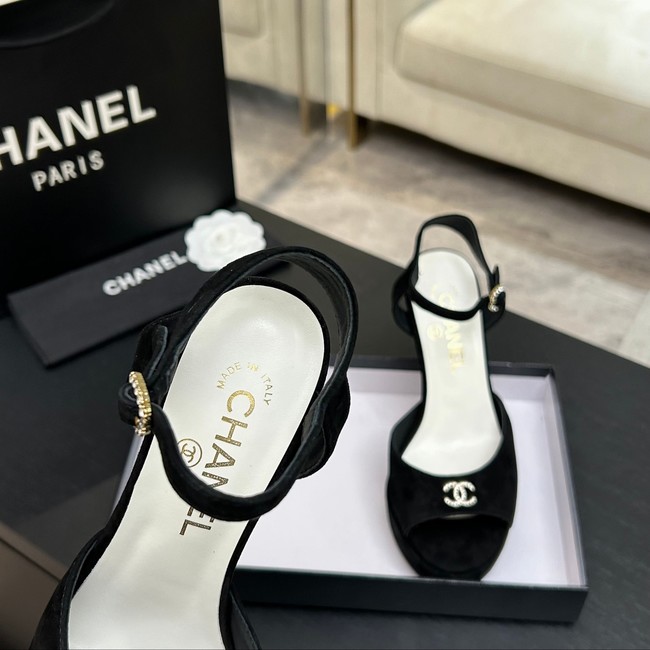 Chanel Sandals Laminated Lambskin 11CM 66966-4