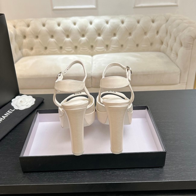 Chanel Sandals Laminated Lambskin 11CM 66966-6